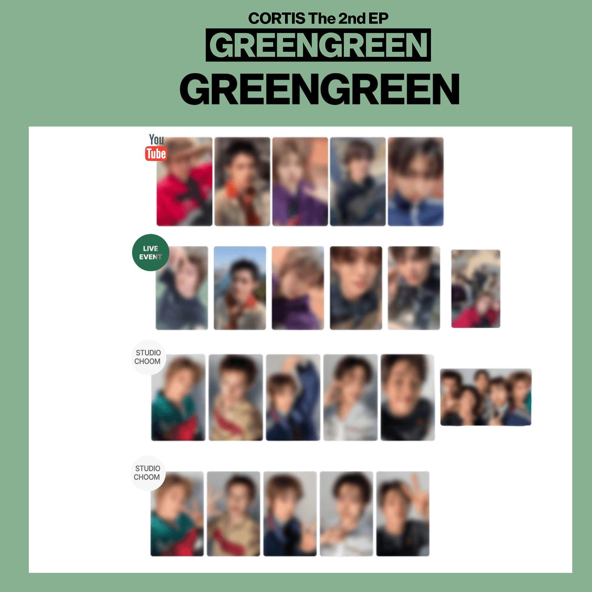 (~5/10)CORTIS The 2nd EP [GREENGREEN] SET