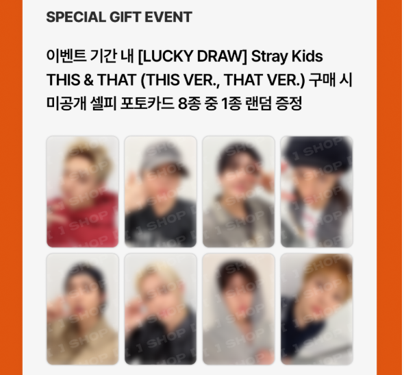 (~08/27) SKZ THIS & THAT (Fans Shop OT8)