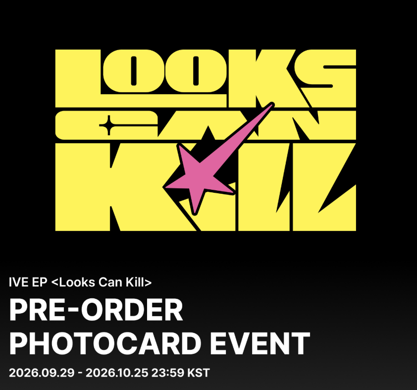 (~10/25)IVE EP [Looks Can Kill] POB