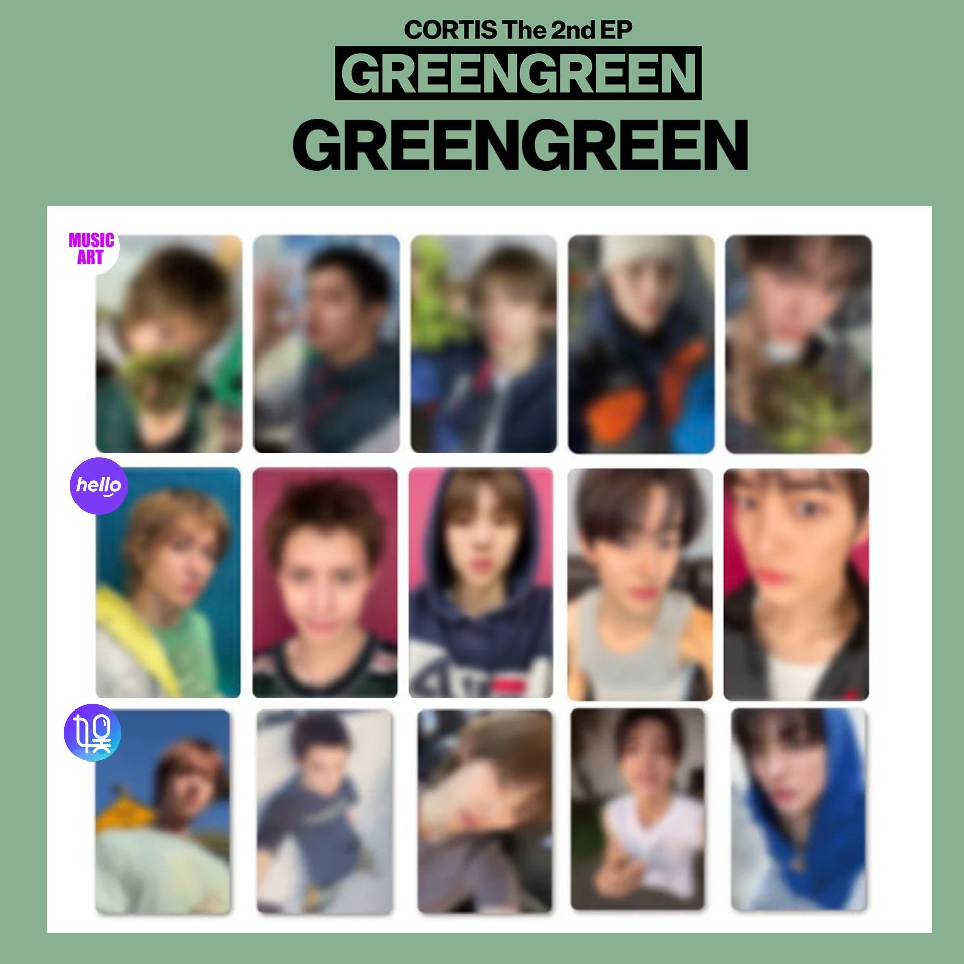 (~Until sold out) Cortis GREENGREEN SET