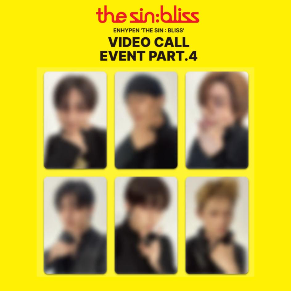 (~08/29) ENHYPEN 'THE SIN : BLISS' Video Call Event Part.4 (Make Star OT6)